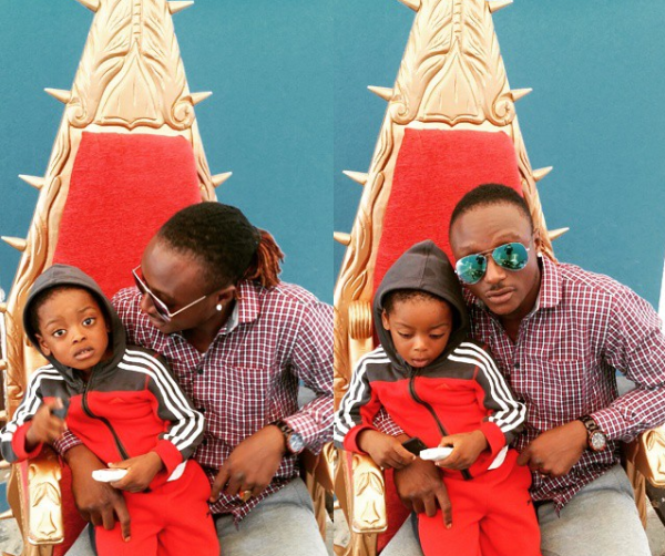 Terry G and his son, Rex. Photo: Instagram