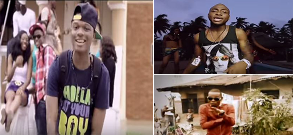 Wizkid, Olamide and Davido