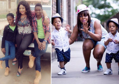 Yoruba actresses and their Kids