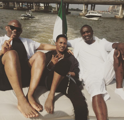 (Tony Elumelu, Jesse Jagz and Akon)