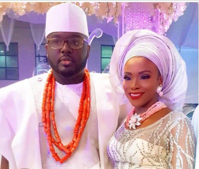 Nigerian celebs turn up for Dolapo Oni's wedding to Adegbite Sijuade. Photo: Nigerian Wedding