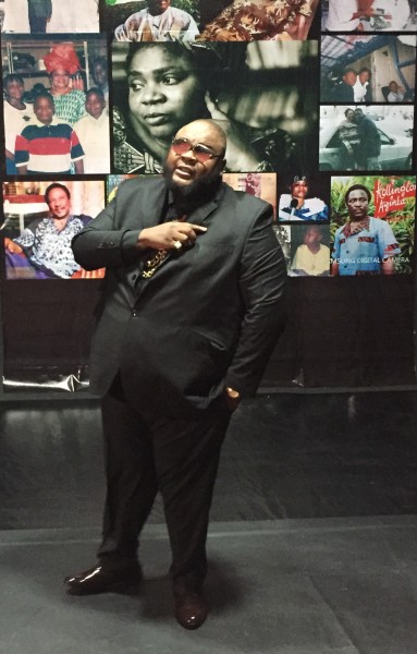 (Big Sheff on set of 'Gentle Lady' remix. Photo: Candiva Signature)