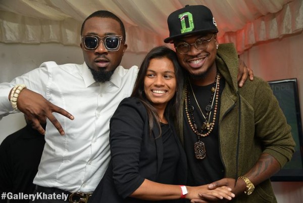 Ne-Yo with Ice Prince. Photo Credit: Gallery Khately