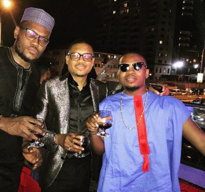 Olamide and Shina Peller