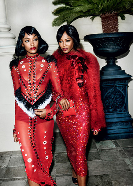 Jourdan Dunn and Naomi Campbell