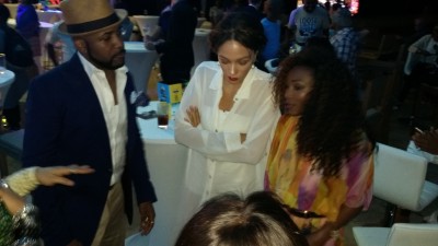 Banky W, Eku Edewor and Geneive Nnaji