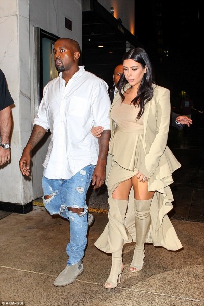 Kim Kardashian and Kanye West