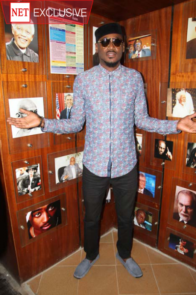 2face Idibia visits THENETNG ahead of 40th birthday