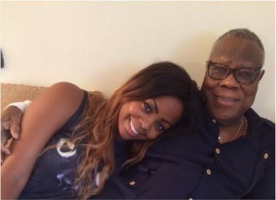Abimbola and her late dad, Deinde