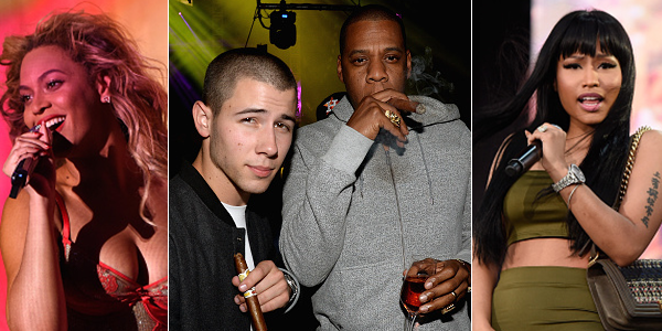 Beyonce, Nick Jonas, Jay Z and Nicki Minaj