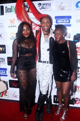 Bibi Blessing and Denrele on the TSW Red carpet