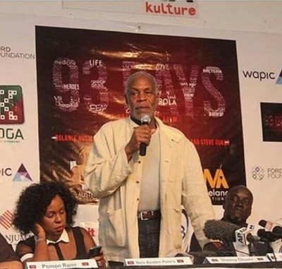 Danny Glover will be playing Dr Benjamin Ohiare in 93 Days. Photo: 93 Days