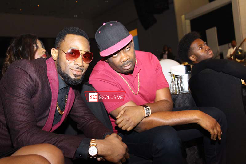 D'banj and Don Jazzy at 2face Idibia's Fortyfied Concert last year.