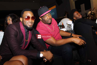 D'banj and Don Jazzy stunned many when they performed together with Timaya in Port Harcourt on Saturday. Photo: NET
