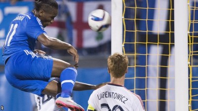 Drogba scores hat-trick on first major game for Montreal. Photo: BBC