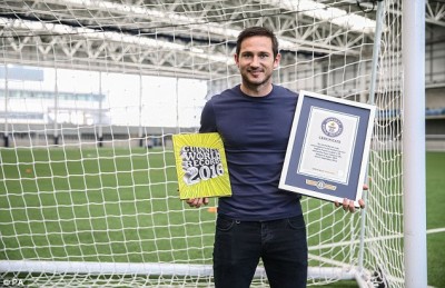 Frank Lampard has entered Guinness book of records for scoring against most EPL opponents.