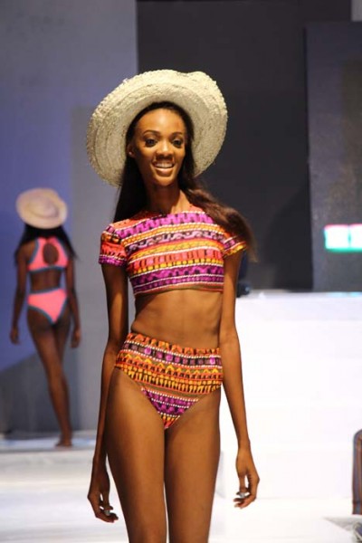 Funmilayo Akinsola on the Runway