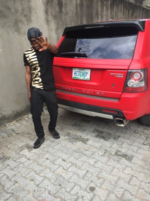 (Ketchup and his new whip. Photo: Filed)