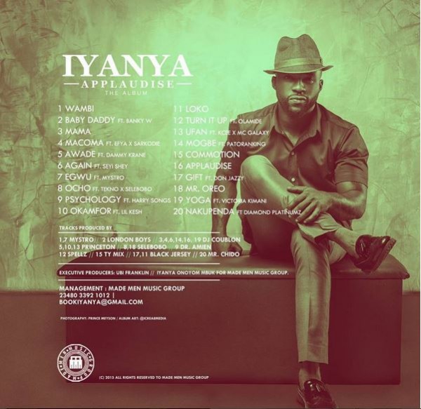 Iyanya album tracklist