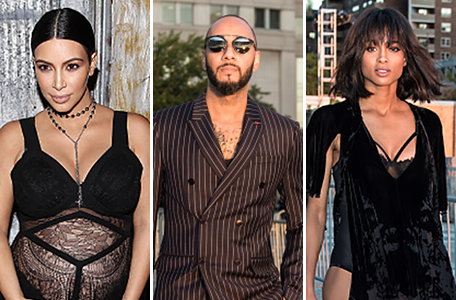 Kim Kardashian, Swizz Beatz and Ciara