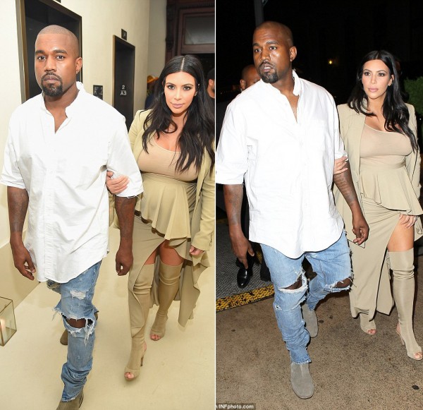 Kim Kardashian and Kanye West