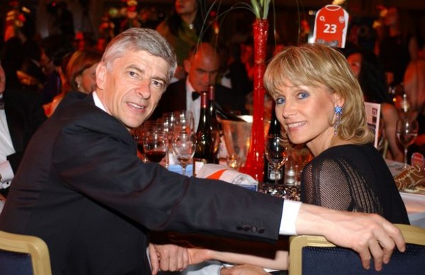 Arsene Wenger and wife