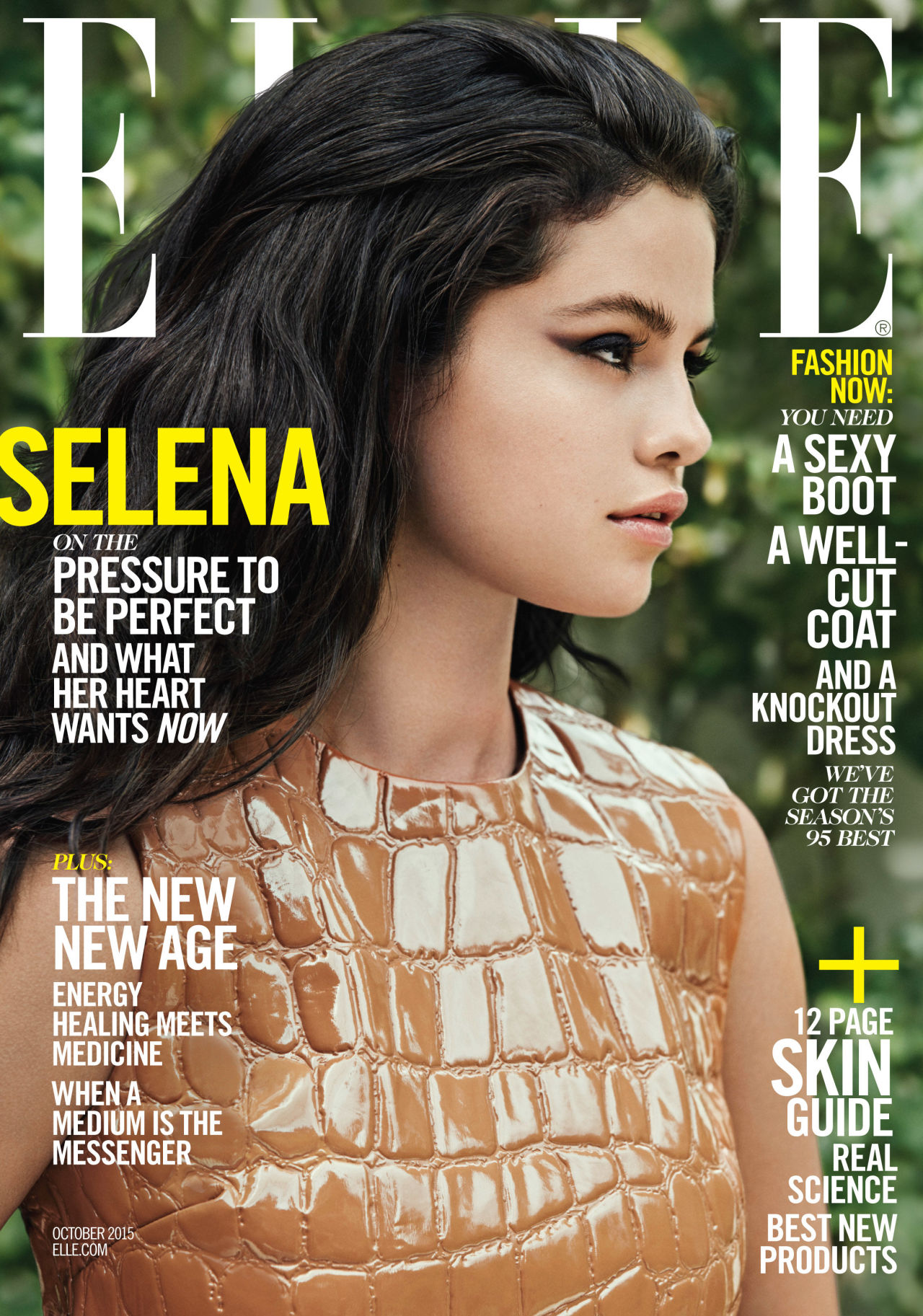 Flawless! Selena Gomez rocks Miu Miu on Elle magazine's October issue