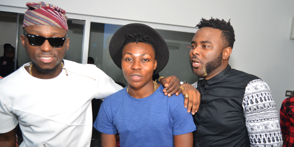 DJ Spinall, Reekado Banks and VJ Adams