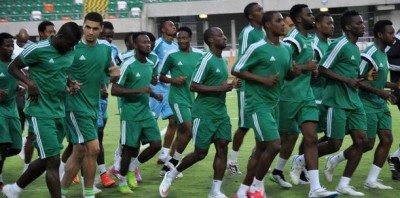 The Nigerian national side has been slammed a $5,000 fine by CAF. Photo