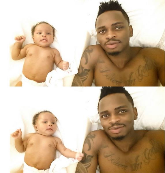 Diamond Platnumz and daughter, Tiffah 3