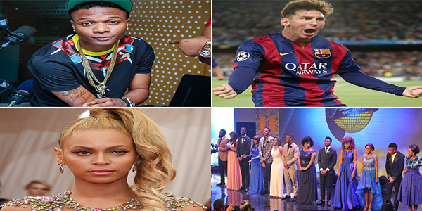 Wizkid, Messi, Beyonce, Project Fame Contestants