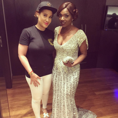 Annie Idibia and Caroline Danjuma