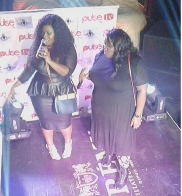 Toolz and Dami Elebe on stage
