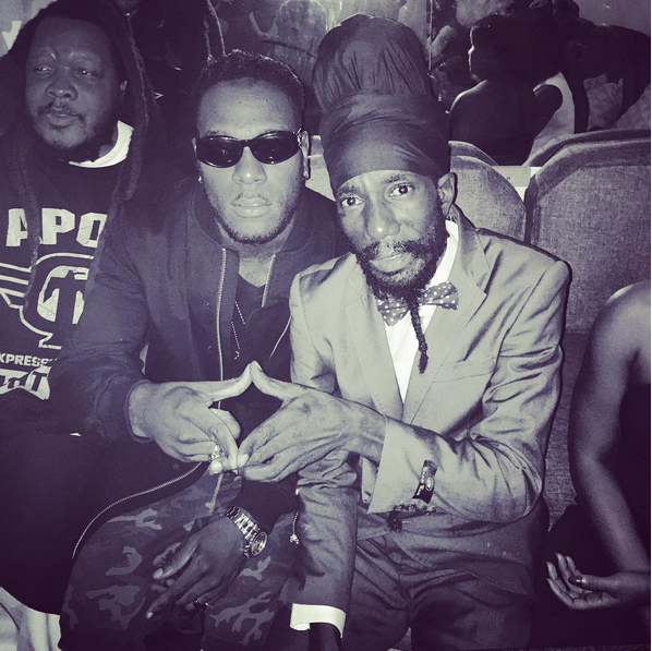 (Burna Boy and Sizlla Kalonji. Photo: Instagarm)