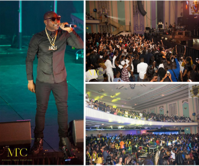 (Davido performing in London. Photo: Micheal Tubes)