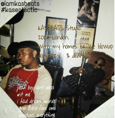 (Don Jaazy and D'banj in 2004. Photo: Kas)