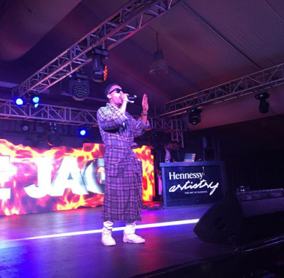 (Jesse Jagz performing. Photo: Hennessy)