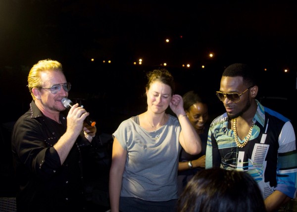 D banj and Bono party in Lagos