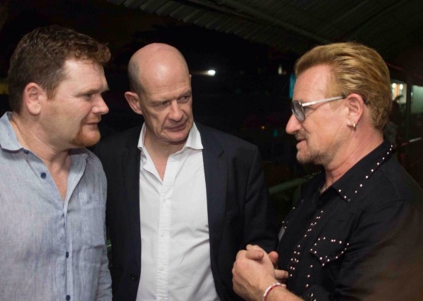 D banj and Bono party in Lagos