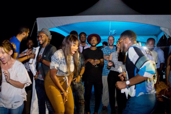 D banj and Bono party in Lagos