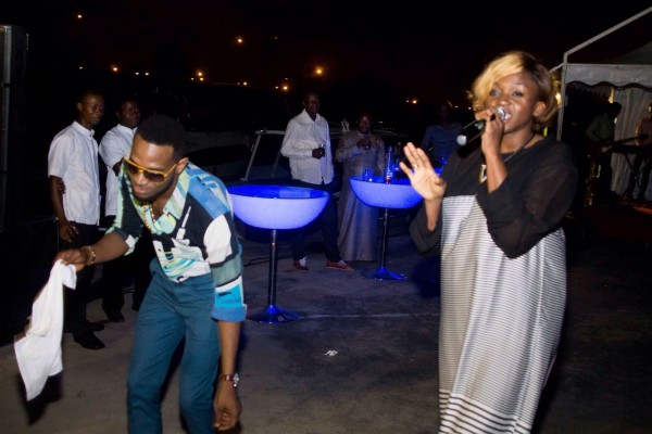 D banj and Bono party in Lagos