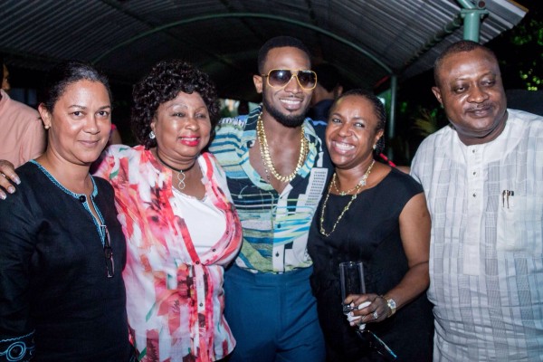 D banj and Bono party in Lagos