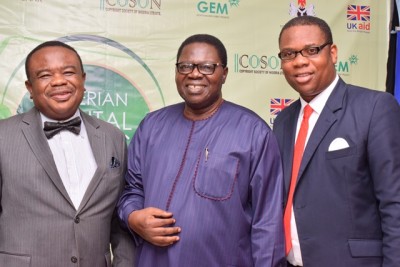 Ebenezer Obey, Tony Okoroji attend the Digital Music Summit. Photo: COSON