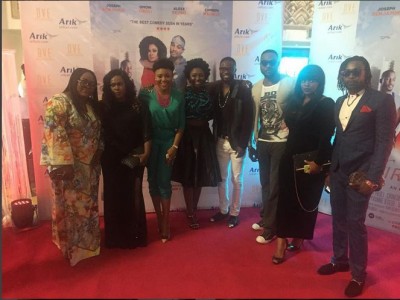 Nigerian celebs turn up for 'The First Lady' premiere. Photo: Instagram
