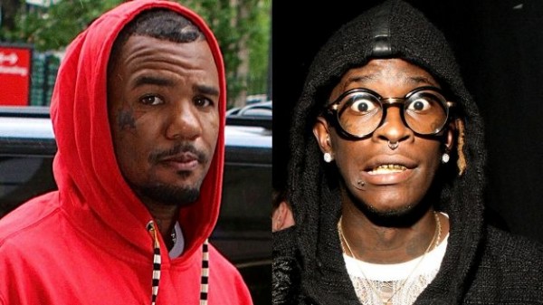 The Game took shots at Young Thug during his set for SkeeTV on Monday October 5. Photo: Filed