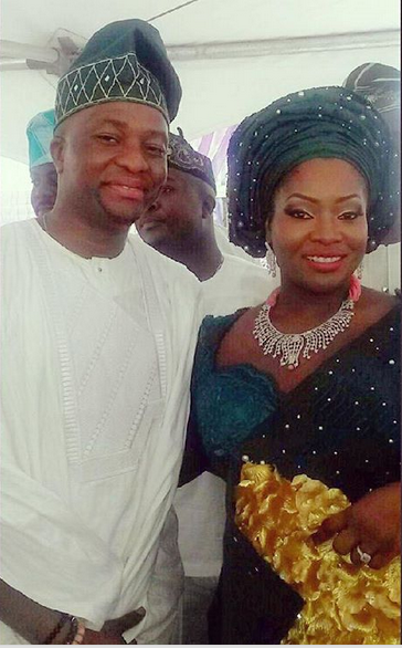 Toolz and her boo, Tunde Demuren. Photo: Filed)