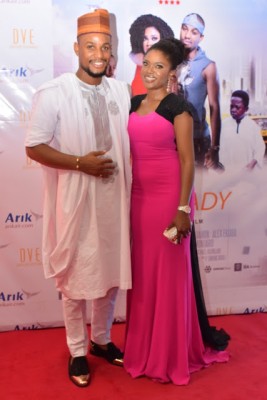 Omoni Oboli and Alexx Ekubo begins Nationwide cinema tour to promote First Lady. Photo: Filed