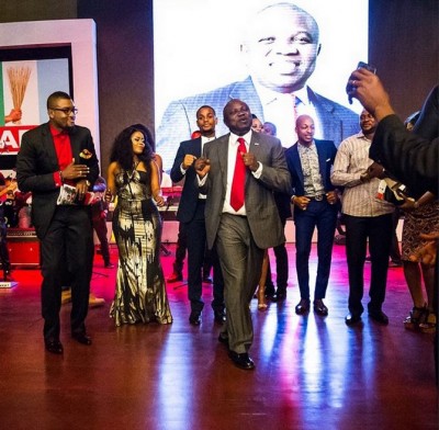 Lagos Governor caused an uproar when news went viral that he went clubbing on Friday. Photo: Filed