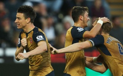 Arsenal whips Swansea on their home ground by 3 goals. Photo: Goal