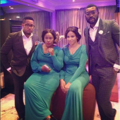 Uche Jombo and Venita Akpofure join Mike Ezuruonye and Emmanuel Ikubese on John Njamah's Bashed. Photo: Venita Akpofure